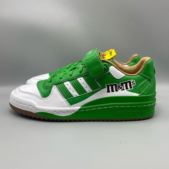 Adidas Originals Forum '84 Low 'Green' x M&Ms Men's Sneakers   -   Size: 7 - Picture 2 of 14
